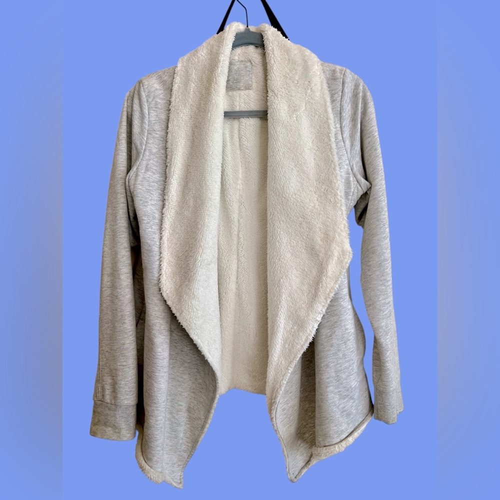 GAIAM Shearling Cardigan, Large